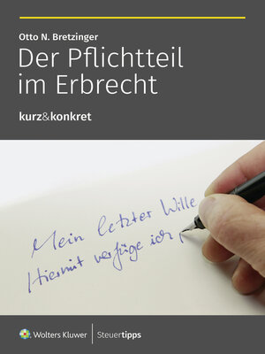 cover image of Der Pflichtteil im Erbrecht